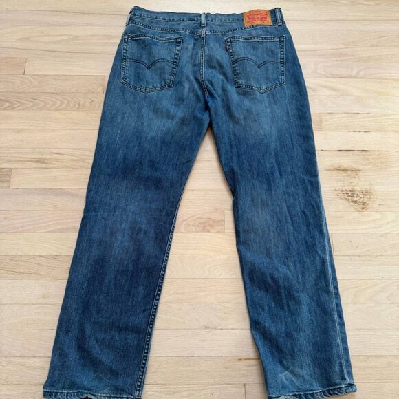Levi's 514 blue Jeans Mens Size 36x30 - Picture 4 of 5
